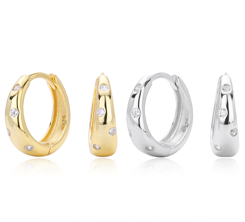 Minimalist Small Hoop Earrings for Women